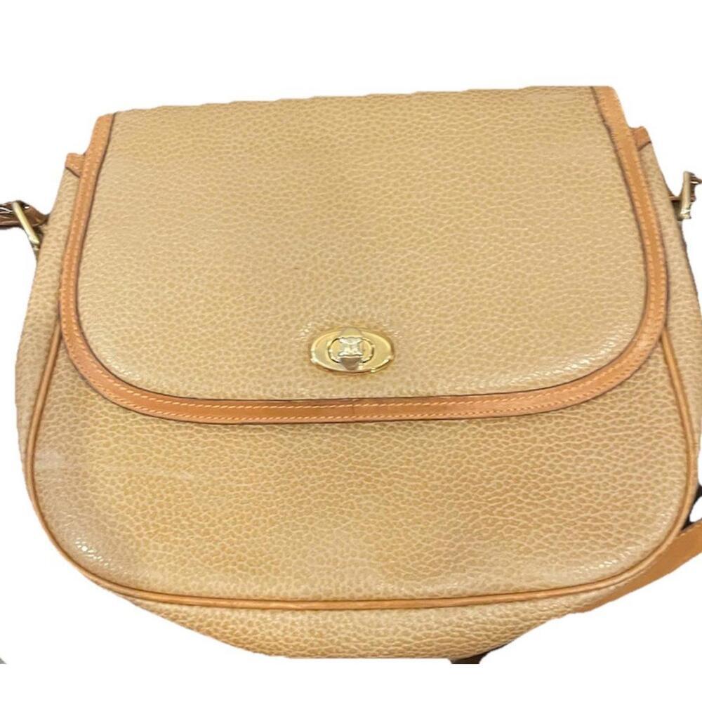 celine saddle crossbody bag guc tan/brown